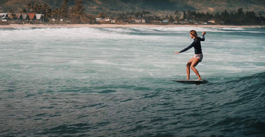 Kiana Fores Foiling in Hawaii