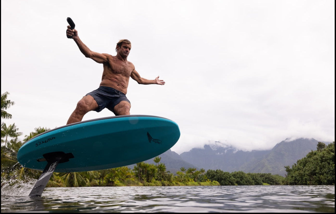 Laird Hamilton riding LIFT5 5'2