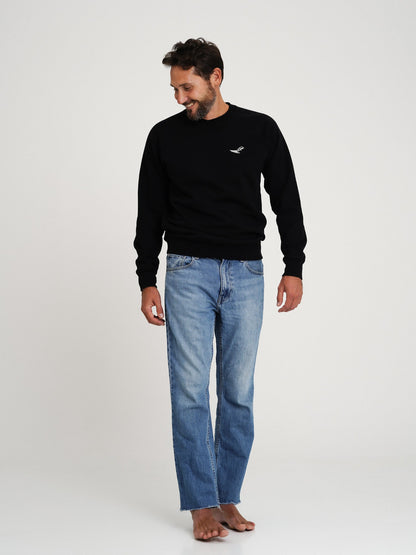 Lift Sweatshirt - Black & Ecru