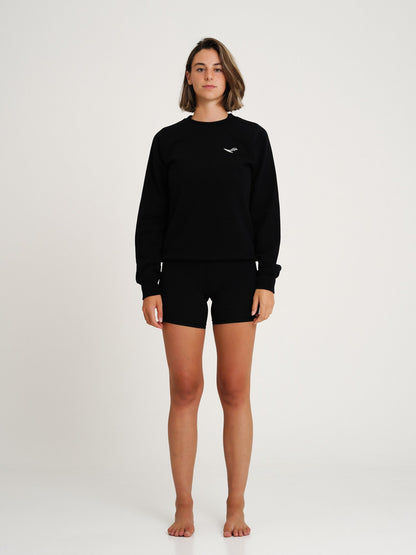 Lift Sweatshirt - Black & Ecru