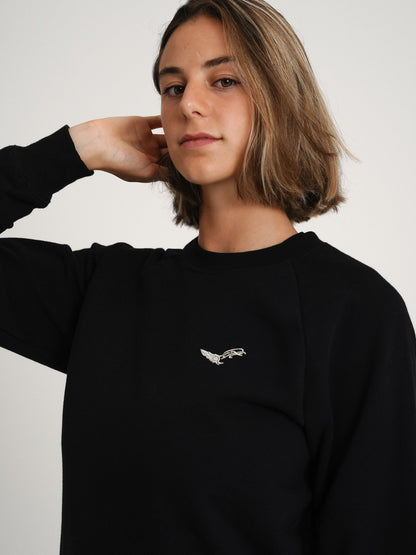 Lift Sweatshirt - Black & Ecru