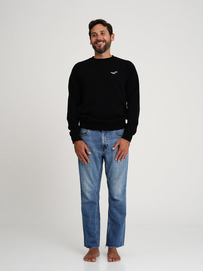 Lift Sweatshirt - Black & Ecru