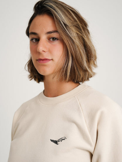 Lift Sweatshirt - Black & Ecru